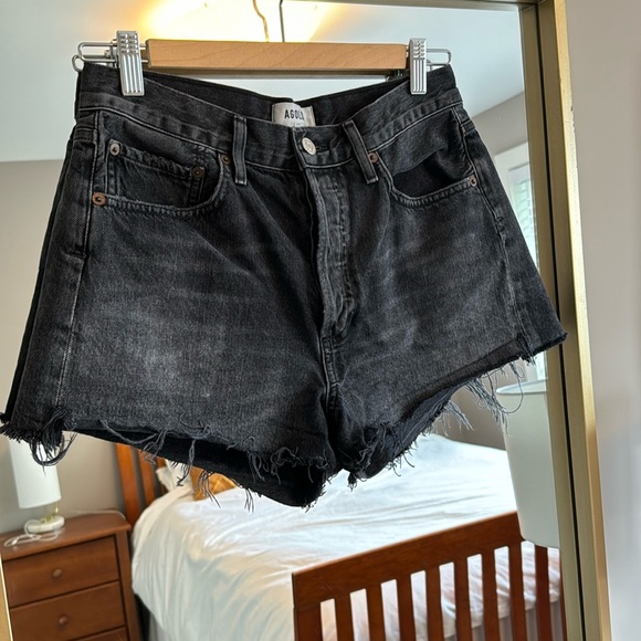 AGOLDE “Parker” shorts, size 26, faded black - Picture 1 of 4